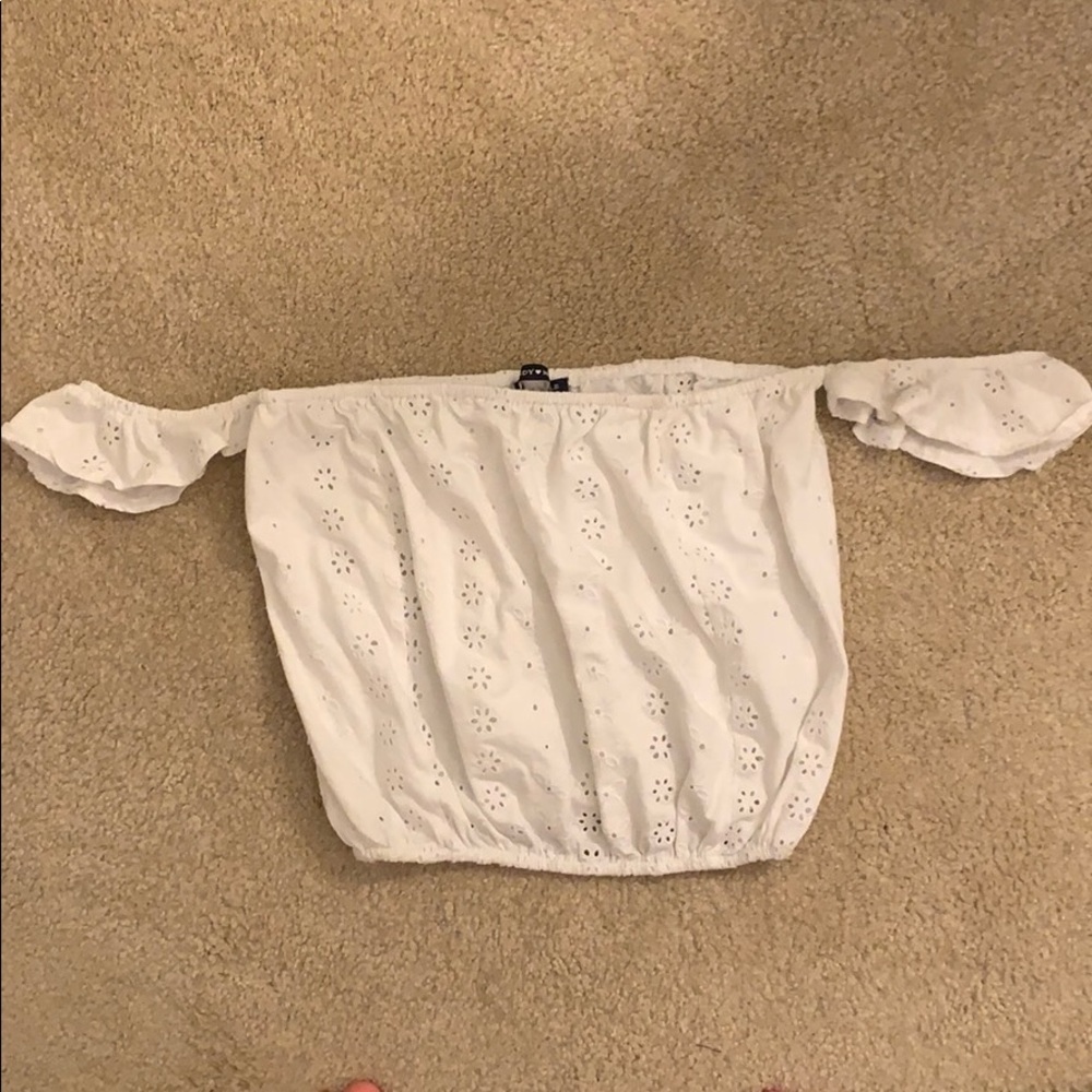 brandy melville off the shoulder top